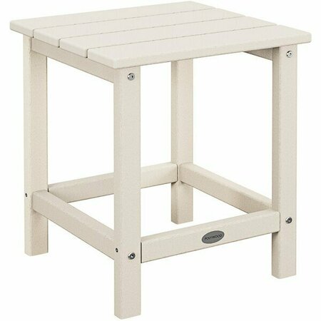 POLYWOOD Long Island 18'' Sand Side Table 633ECT18SA